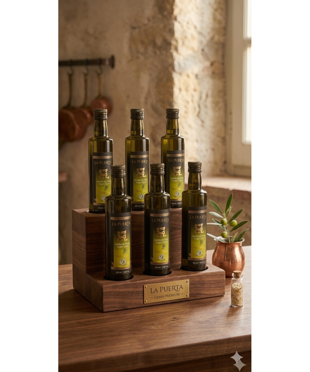 Aceite Oliva La Puerta x 500cc (caja x 6 unidades) botella vidrio